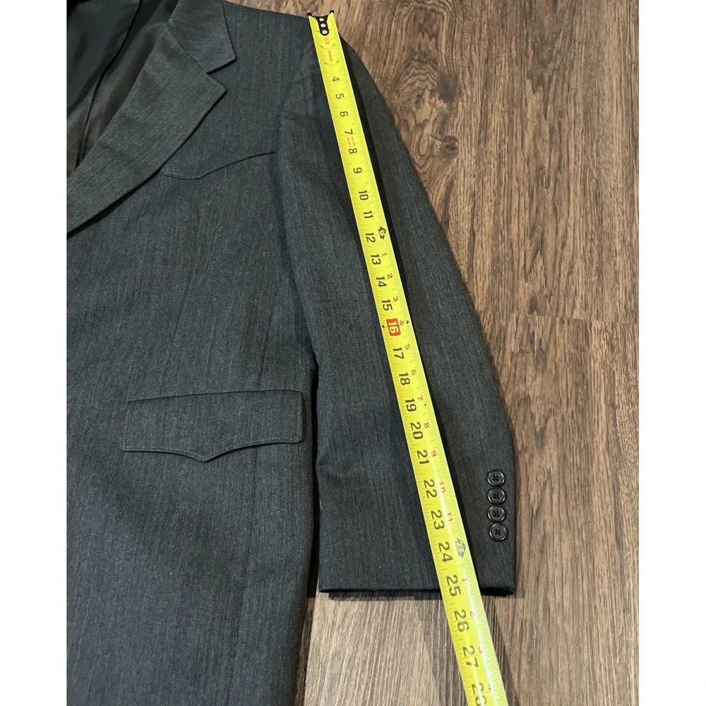 VTG Warren Sewell Vickers Western Suit Gray Mens Size 48Reg / 42x29 READ